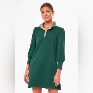 Pomander Place Forest Green Long Sleeve Dress